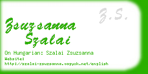 zsuzsanna szalai business card